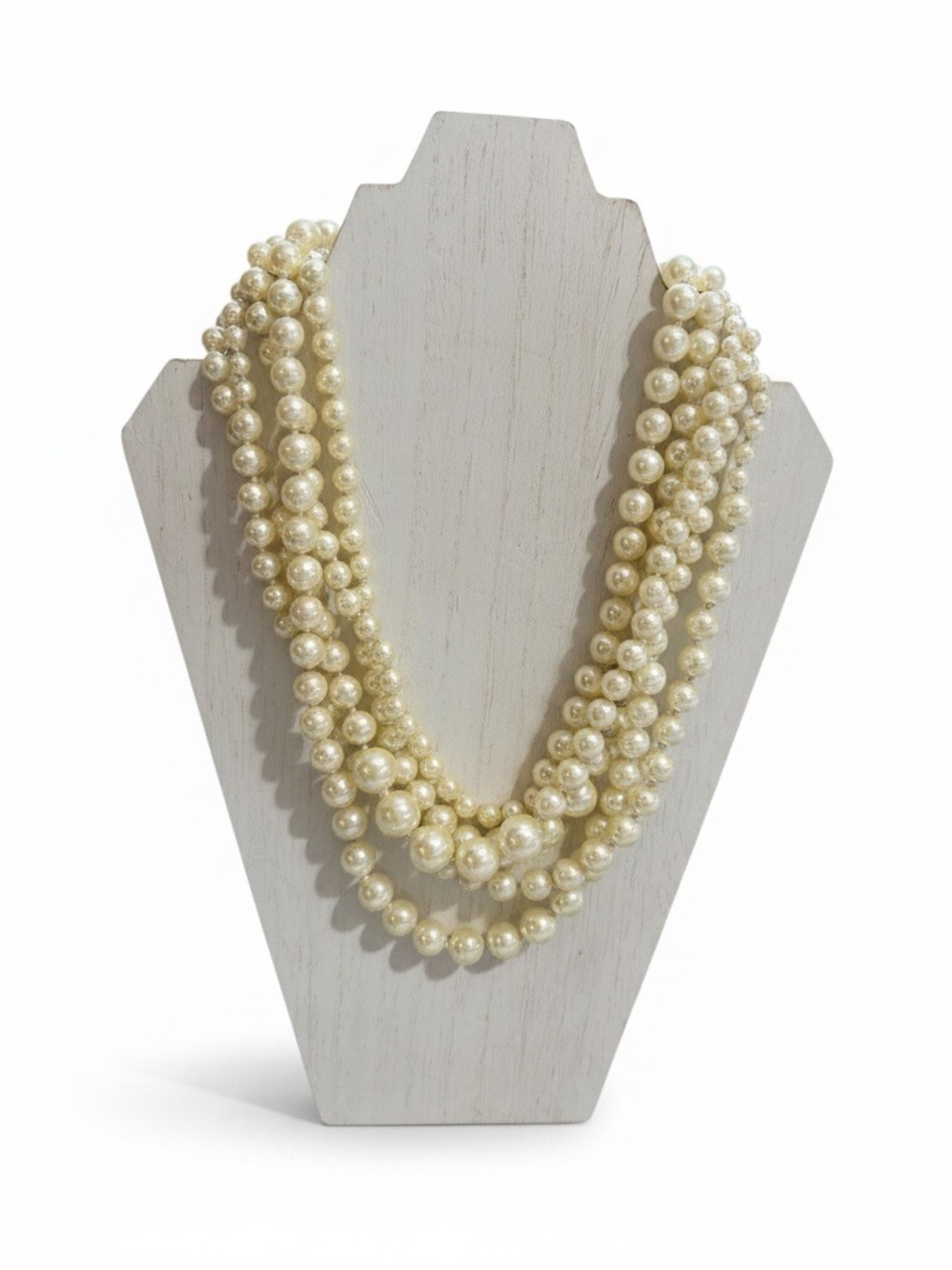 J. Crew Cream Pearl Layered Necklace - Picture 3 of 8